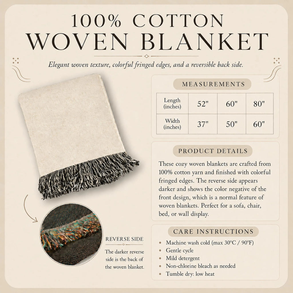 Personalized Blue Wedding Woven Blanket with Names & Date | Blue Floral Couple Gift